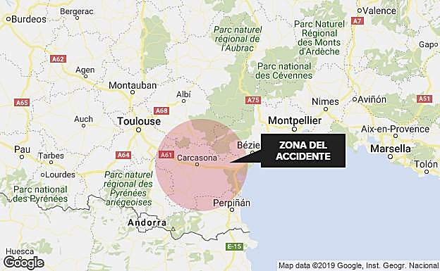 Un muerto y 17 heridos en un accidente de autobús entre Barcelona y Burdeos