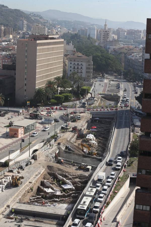 Los coches vuelven a circular en sentido sur por la Alameda de Colón