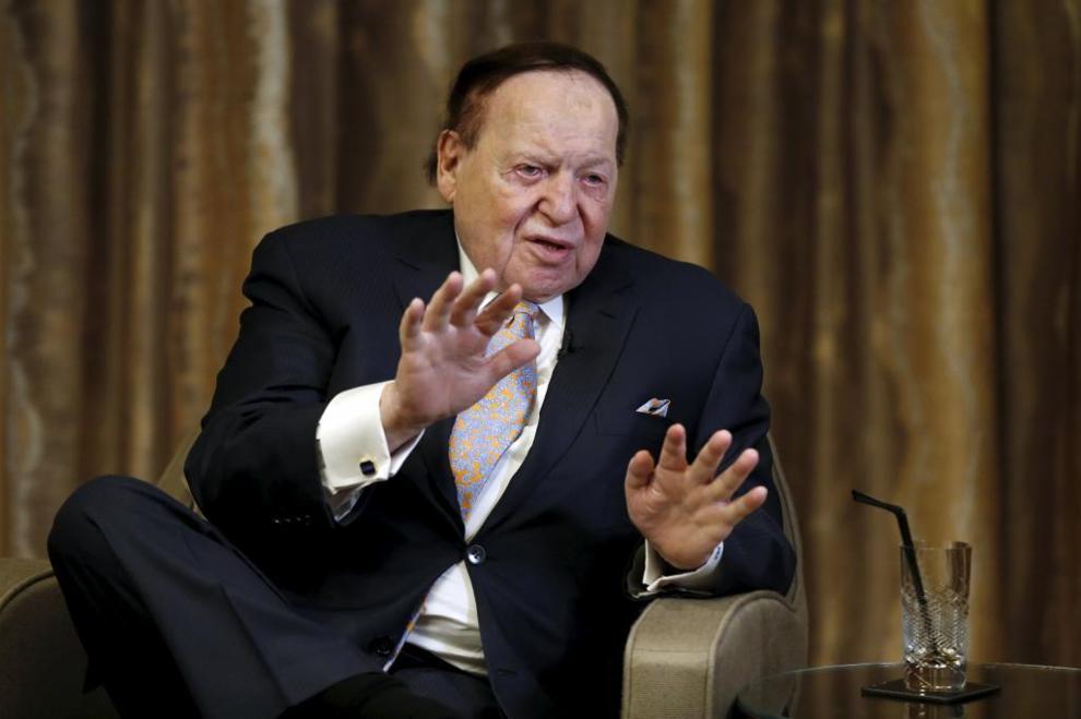 24. Sheldon Adelson: presidente y director de la compañía de casinos Las Vegas Sands