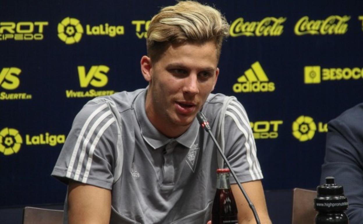 Iván Alejo, ayer. 
