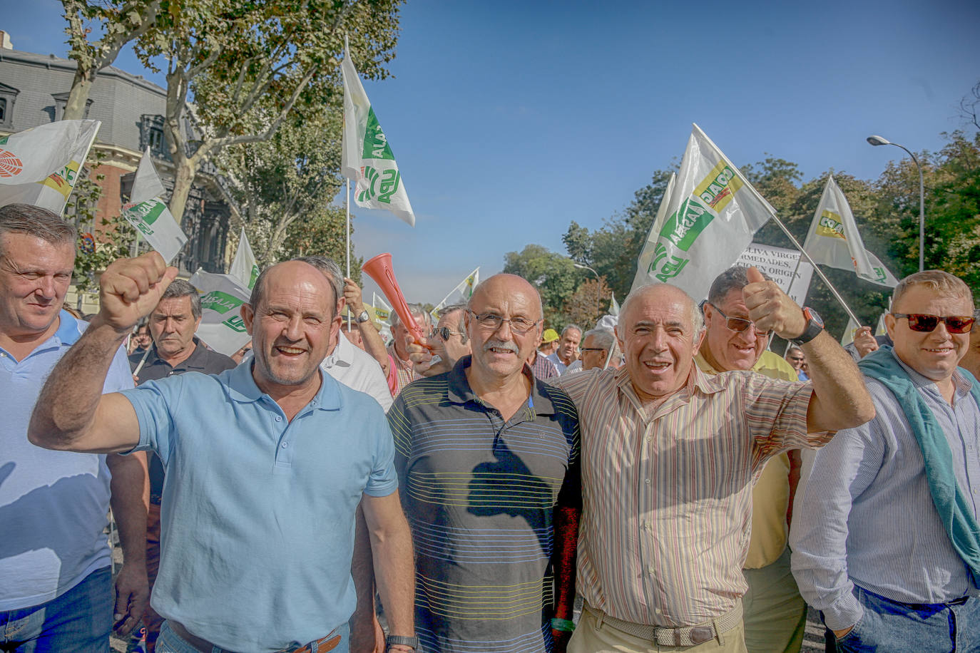 Fotos: En imágenes, la manifestación celebrada este jueves en Madrid bajo el lema &#039;Precios justos para un olivar vivo&#039;