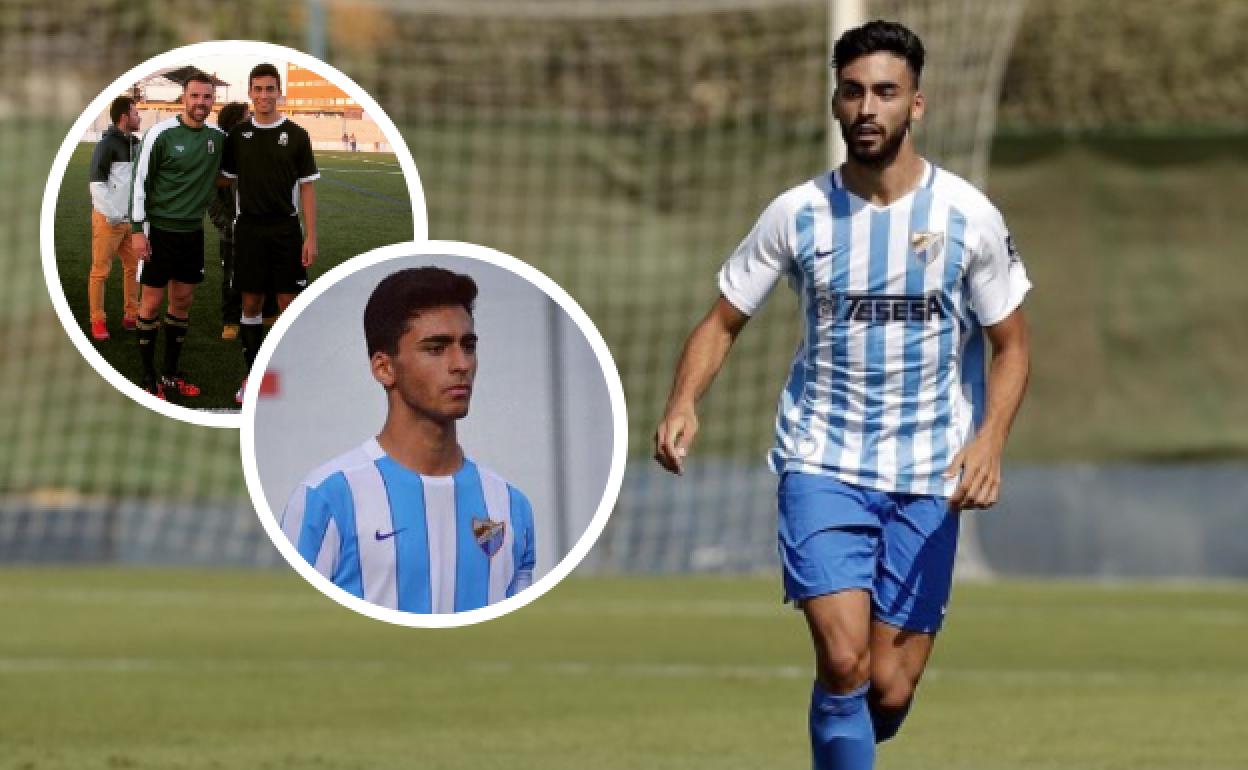 Juande en un partido de esta temporada con el Atlético Malagueño en el campo de la Federación.