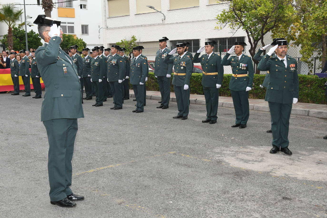 La alcaldesa, Ángeles Muñoz, asiste al acto institucional con motivo de la Festividad del Pilar. 