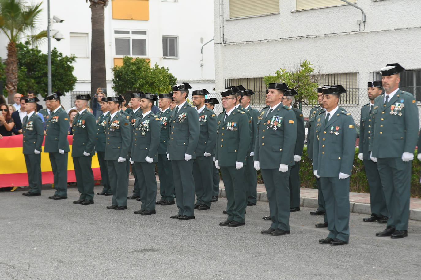 La alcaldesa, Ángeles Muñoz, asiste al acto institucional con motivo de la Festividad del Pilar. 
