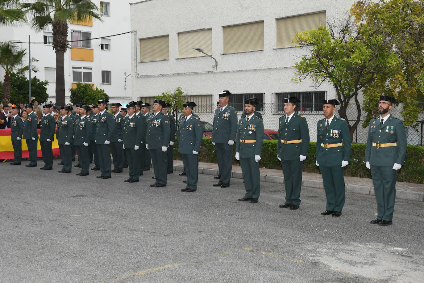 La alcaldesa, Ángeles Muñoz, asiste al acto institucional con motivo de la Festividad del Pilar. 
