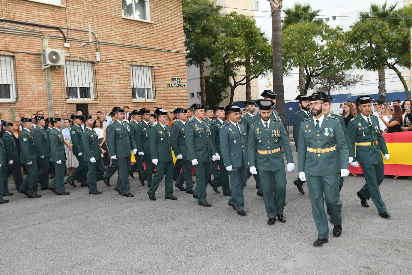 La alcaldesa, Ángeles Muñoz, asiste al acto institucional con motivo de la Festividad del Pilar. 