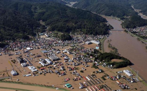El tifón Hagibis deja al menos 56 muertos en Japón