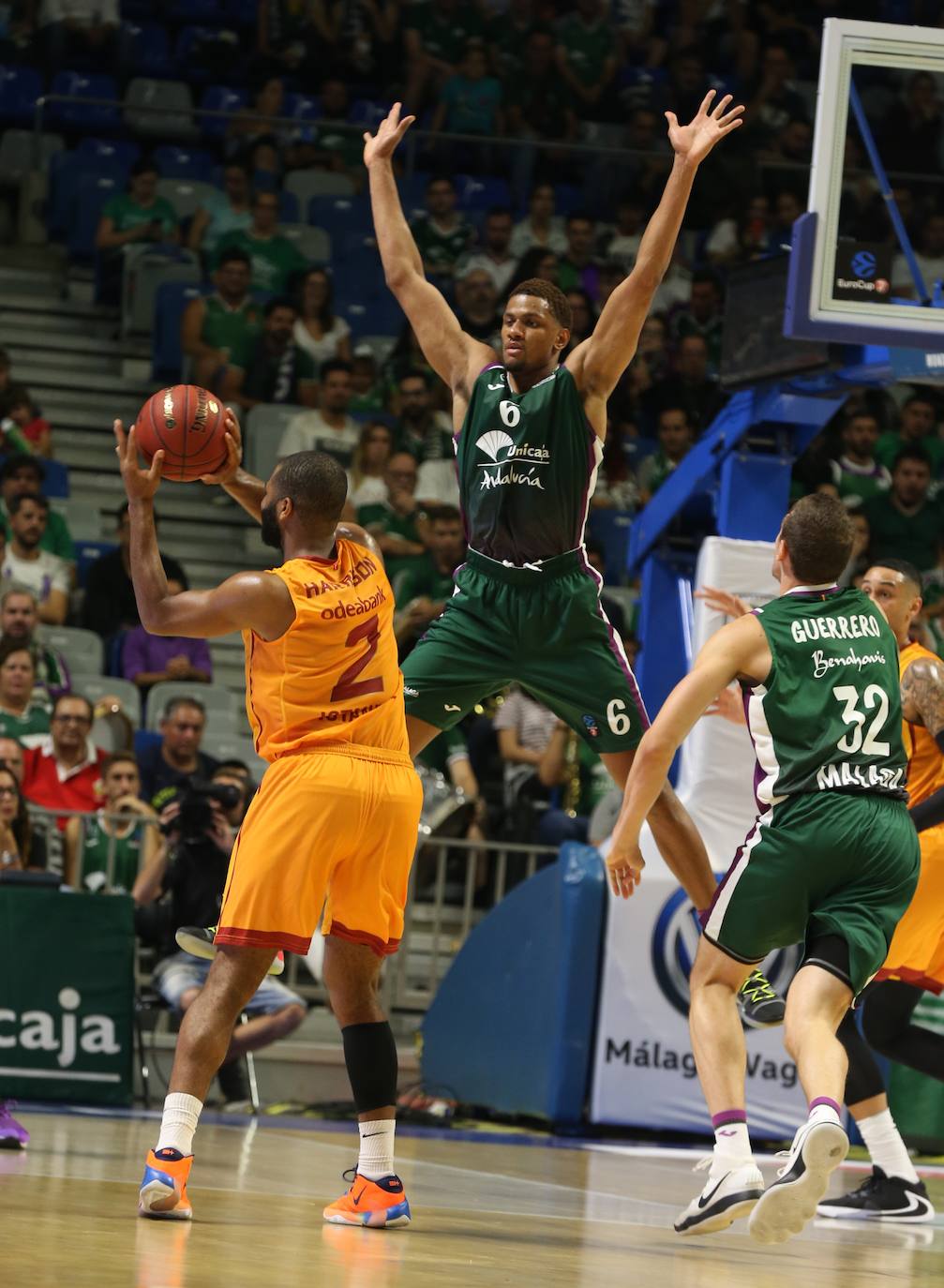 Las mejores fotos del Unicaja-Galatasaray disputado en el Palacio