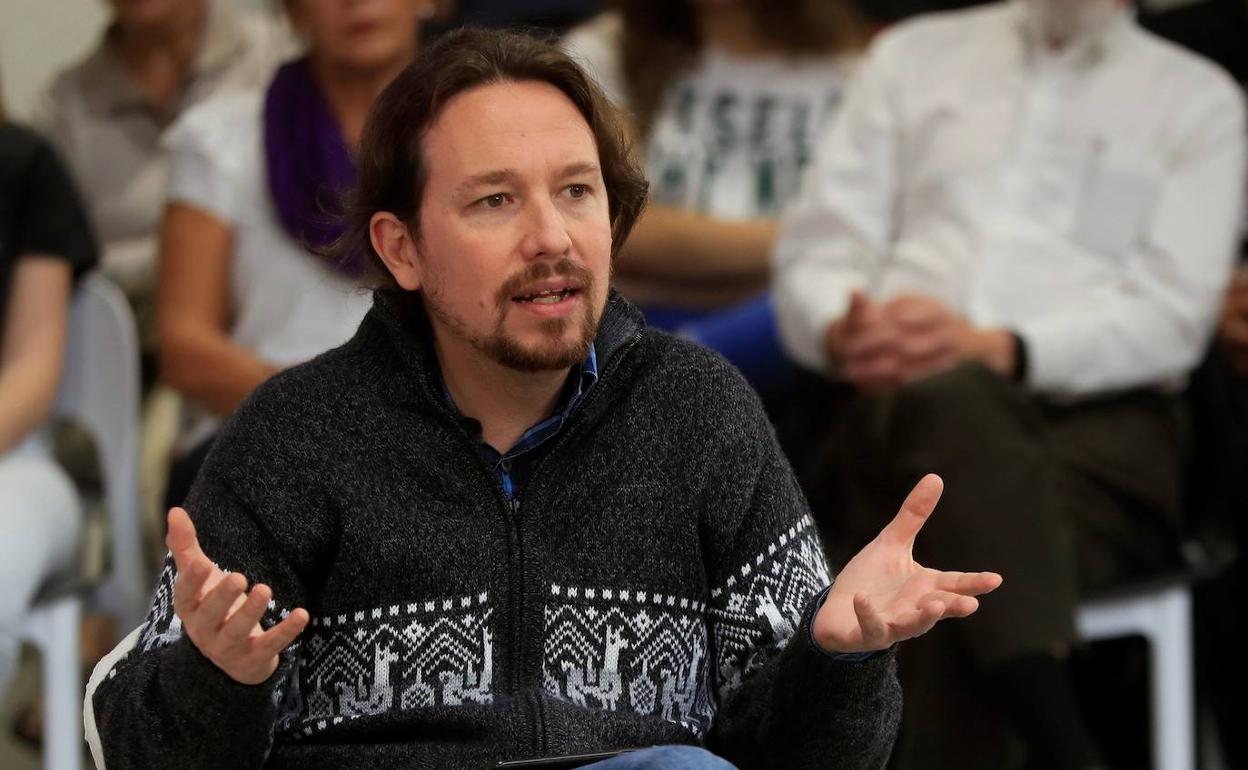 Pablo Iglesias, líder de Unidas Podemos. 