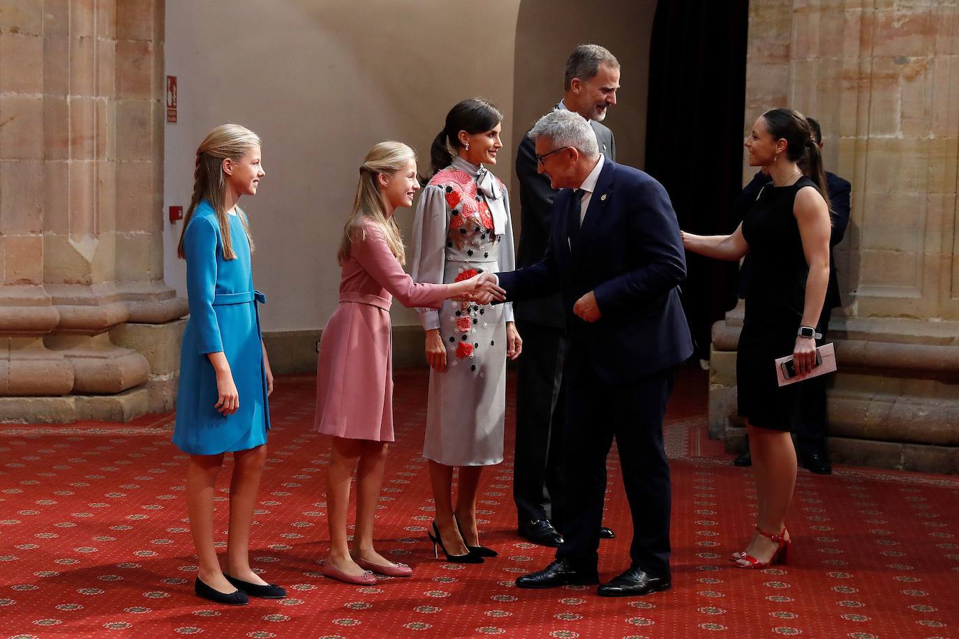 Fotos: La recepción de la Familia Real en los Premios Princesa de Asturias