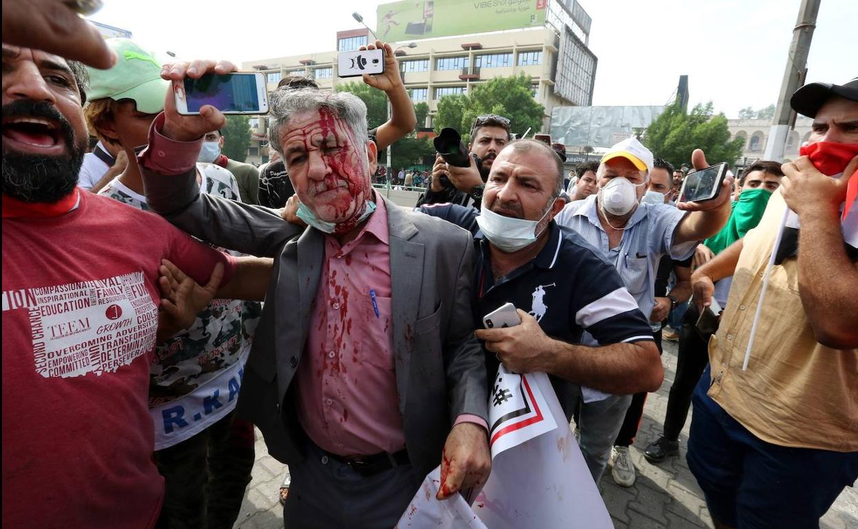 Continúan las protestas en Irak. 