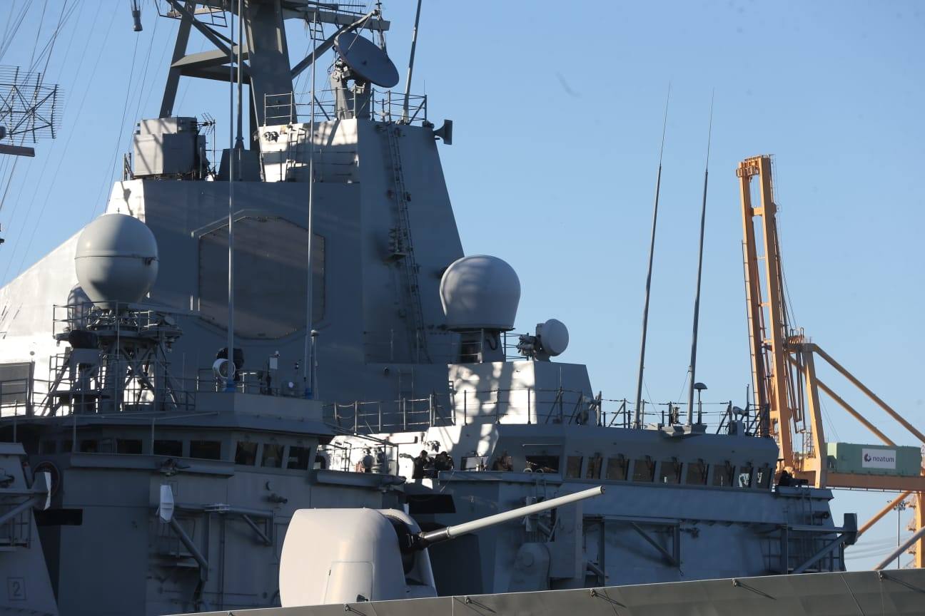 Fotos: Los buques de la Armada española &#039;Álvaro de Bazán&#039;, &#039;Almirante Juan de Borbón&#039; y &#039;Reina Sofía&#039;, al detalle