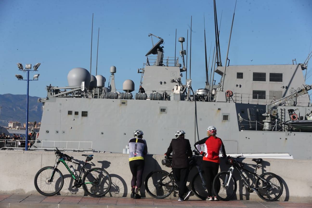 Fotos: Los buques de la Armada española &#039;Álvaro de Bazán&#039;, &#039;Almirante Juan de Borbón&#039; y &#039;Reina Sofía&#039;, al detalle