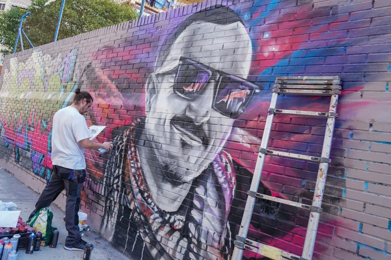 Esta iniciativa comenzó el año pasado durante 'Hiphop Meeting Málaga', impulsado por Rayka y Salvatore Apa