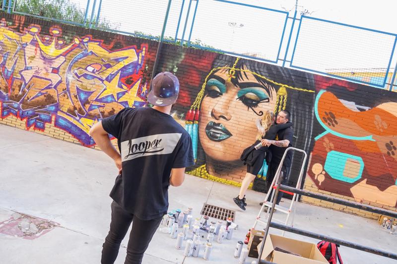 Esta iniciativa comenzó el año pasado durante 'Hiphop Meeting Málaga', impulsado por Rayka y Salvatore Apa