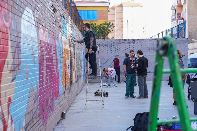 Esta iniciativa comenzó el año pasado durante 'Hiphop Meeting Málaga', impulsado por Rayka y Salvatore Apa