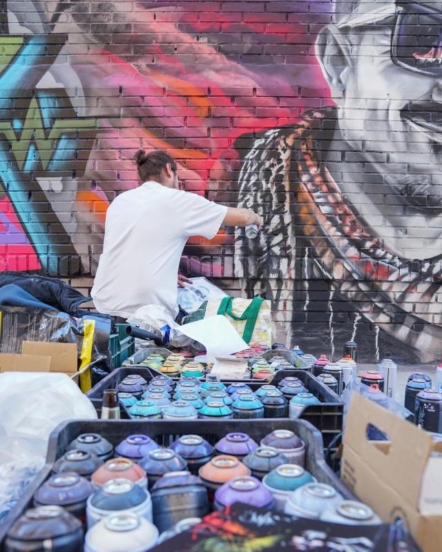 Esta iniciativa comenzó el año pasado durante 'Hiphop Meeting Málaga', impulsado por Rayka y Salvatore Apa