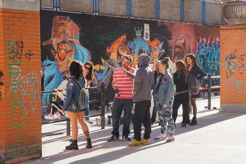 Esta iniciativa comenzó el año pasado durante 'Hiphop Meeting Málaga', impulsado por Rayka y Salvatore Apa