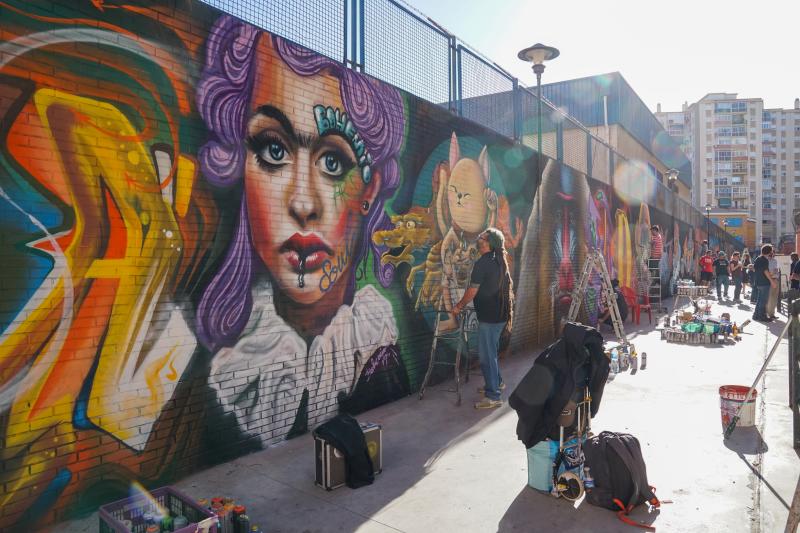 Esta iniciativa comenzó el año pasado durante 'Hiphop Meeting Málaga', impulsado por Rayka y Salvatore Apa