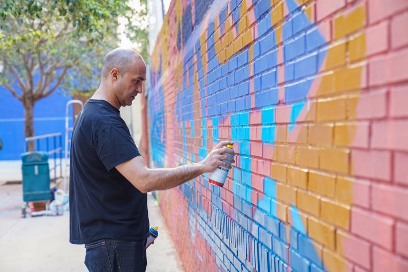 Esta iniciativa comenzó el año pasado durante 'Hiphop Meeting Málaga', impulsado por Rayka y Salvatore Apa