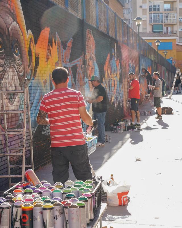 Esta iniciativa comenzó el año pasado durante 'Hiphop Meeting Málaga', impulsado por Rayka y Salvatore Apa