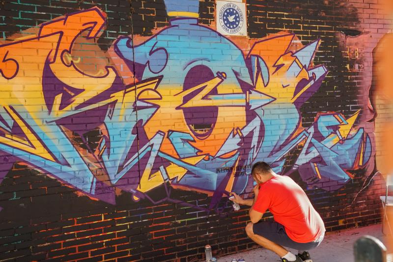 Esta iniciativa comenzó el año pasado durante 'Hiphop Meeting Málaga', impulsado por Rayka y Salvatore Apa