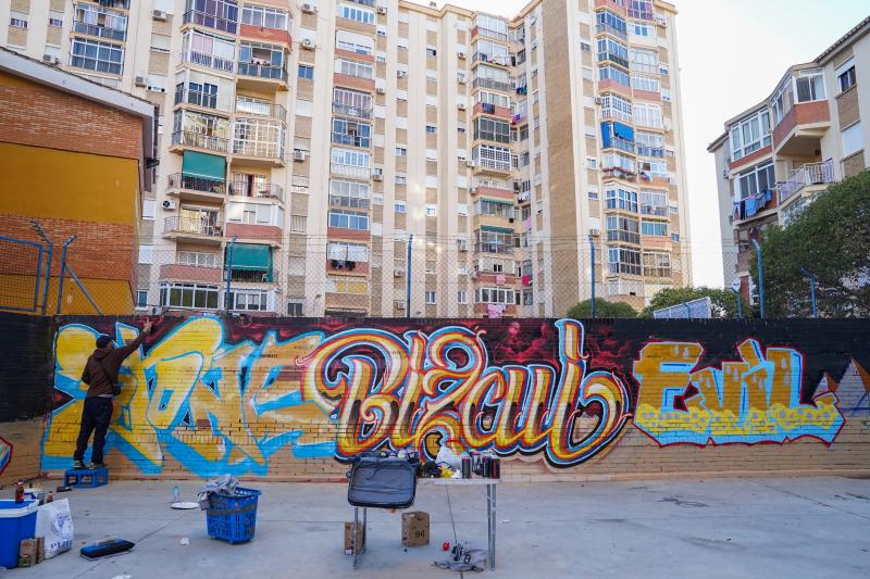 Esta iniciativa comenzó el año pasado durante 'Hiphop Meeting Málaga', impulsado por Rayka y Salvatore Apa