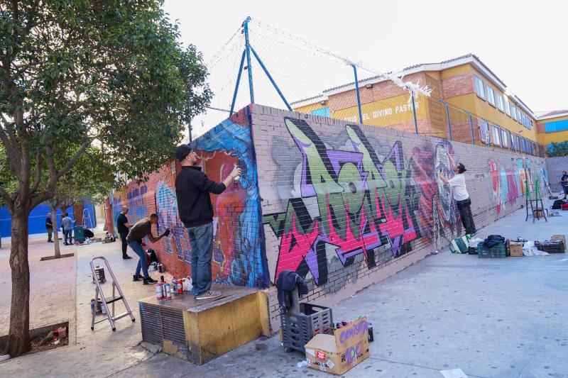 Esta iniciativa comenzó el año pasado durante 'Hiphop Meeting Málaga', impulsado por Rayka y Salvatore Apa