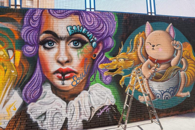 Esta iniciativa comenzó el año pasado durante 'Hiphop Meeting Málaga', impulsado por Rayka y Salvatore Apa