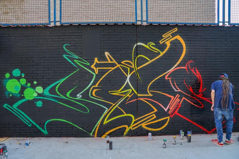 Esta iniciativa comenzó el año pasado durante 'Hiphop Meeting Málaga', impulsado por Rayka y Salvatore Apa