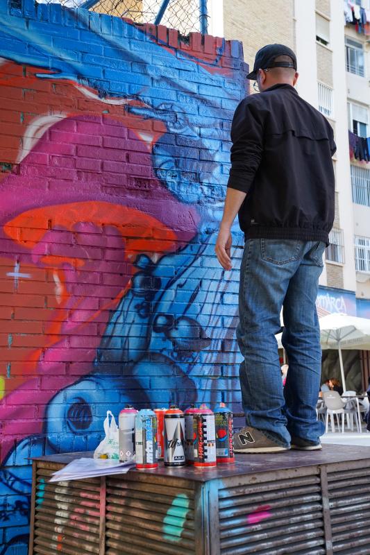 Esta iniciativa comenzó el año pasado durante 'Hiphop Meeting Málaga', impulsado por Rayka y Salvatore Apa