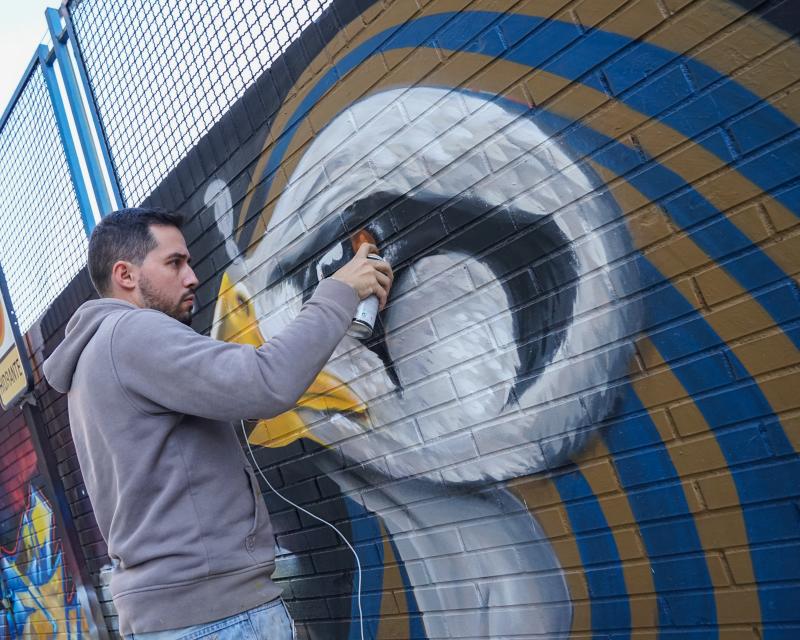 Esta iniciativa comenzó el año pasado durante 'Hiphop Meeting Málaga', impulsado por Rayka y Salvatore Apa