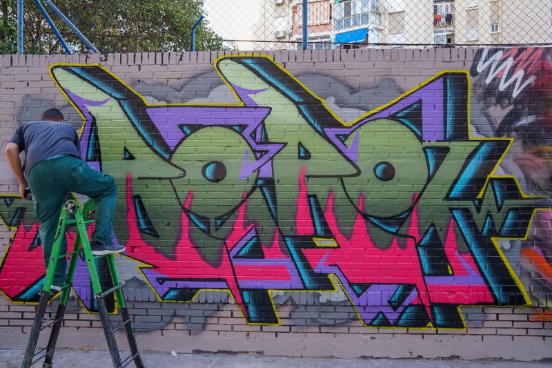 Esta iniciativa comenzó el año pasado durante 'Hiphop Meeting Málaga', impulsado por Rayka y Salvatore Apa