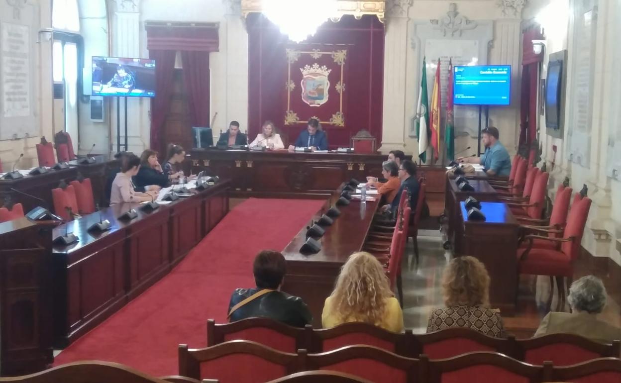 Imagen de la Comisión de Economía, celebrada esta mañana en el salón de plenos