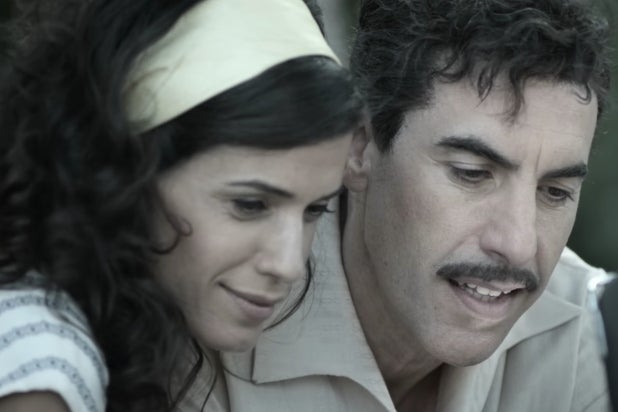 Hadar Ratzon Rotem y Sacha Baron Cohen encarnan a Nadia y Eli Cohen.