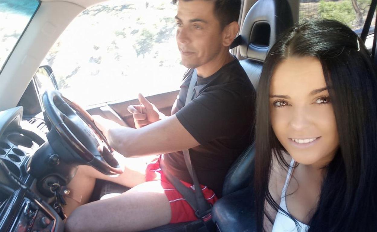 Sergio Ruiz y Dana Leonte, en una imagen difundida en sus redes sociales. 