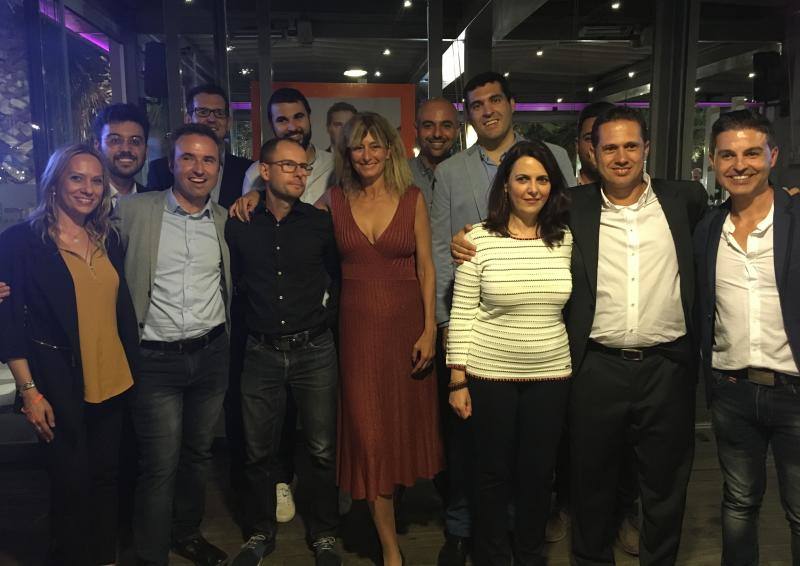 Dirigentes de Ciudadanos en Muelle Uno