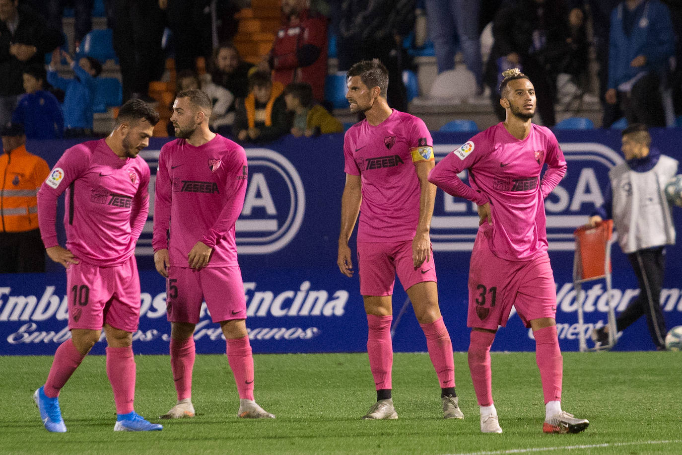 El Málaga pierde con la Ponferradina. 