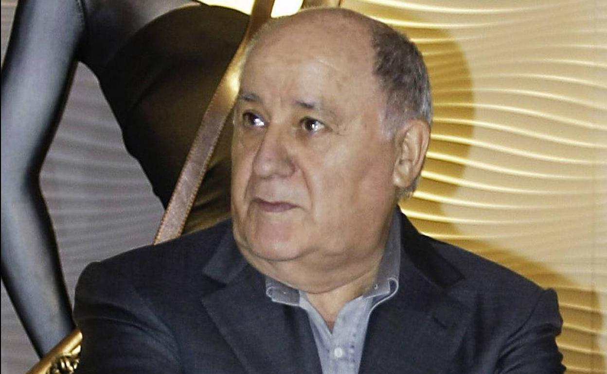 El empresario español dueño de Inditex Amancio Ortega.