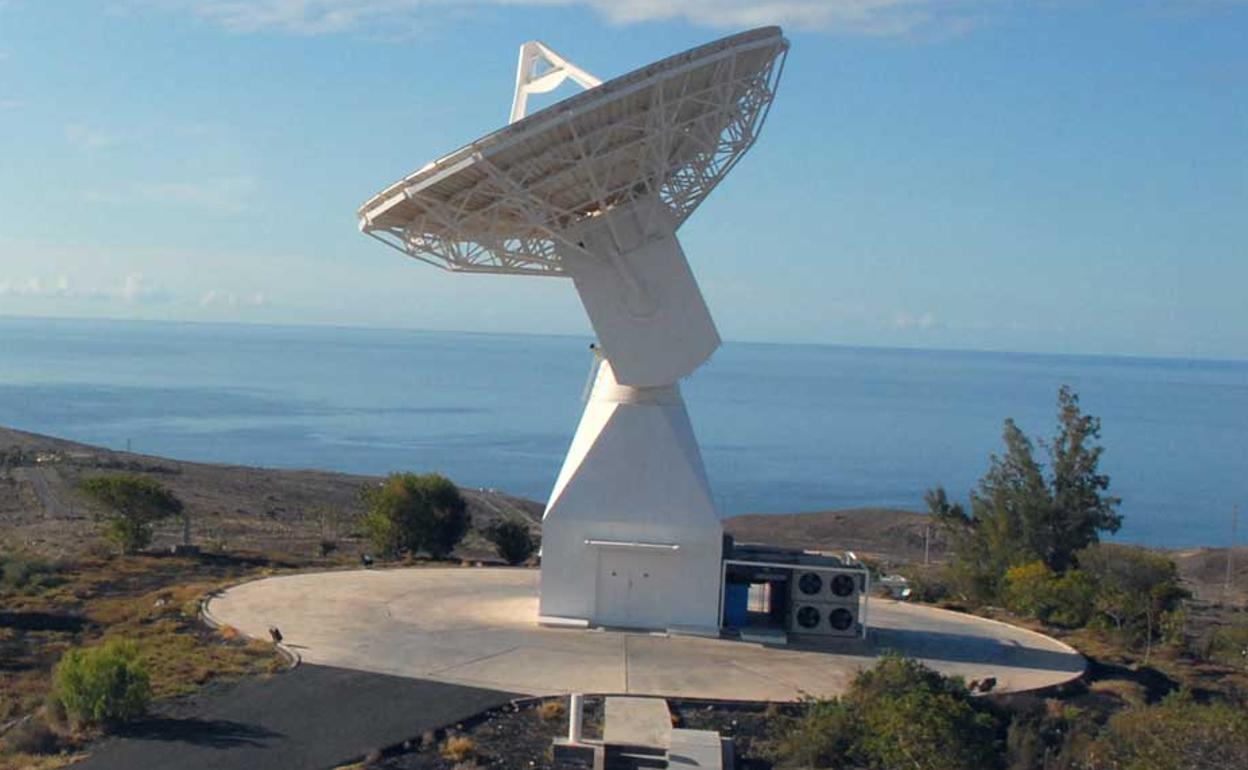 Centro Espacial del INTA en Maspalomas (Gran Canaria).