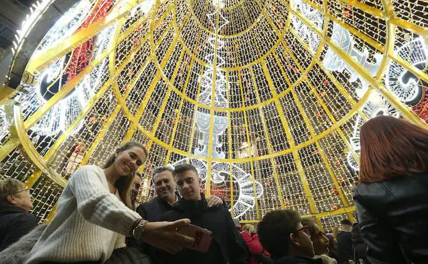 Así es la iluminación navideña en Málaga 2018