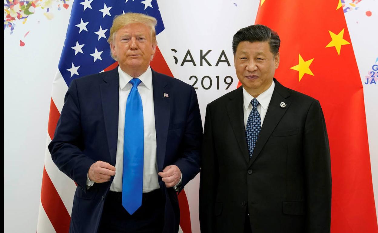 Donald Trump y Xi Jinping, en la cumbre del G-20 en Osaka (Japón).