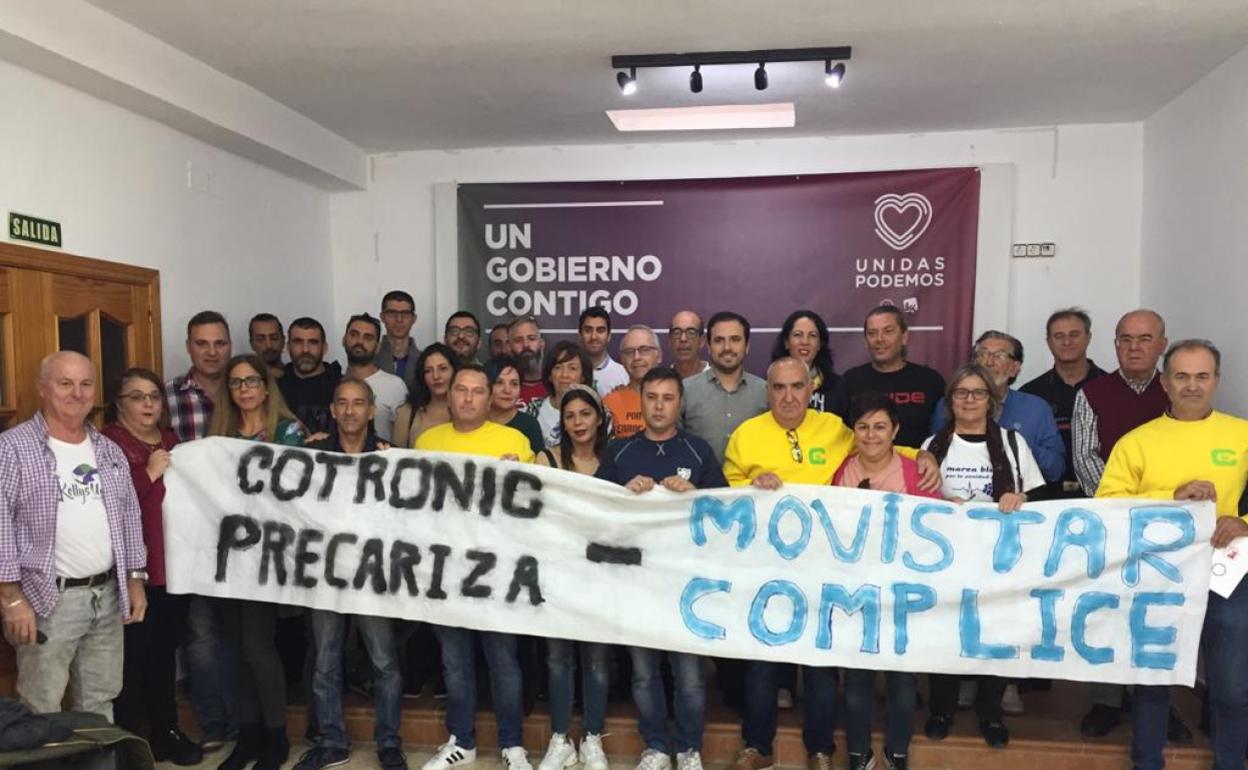 Garzón, reunido con los colectivos sociales