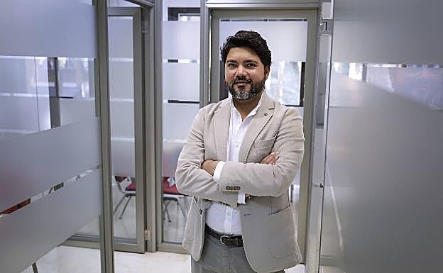 Ricardo Nandwani, presidente de AJE Málaga. 