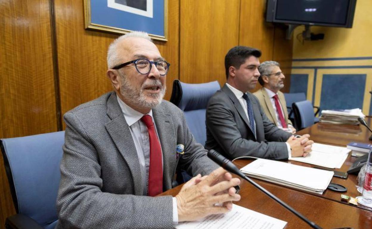 Sánchez Maldonado, durante su comparecencia. 