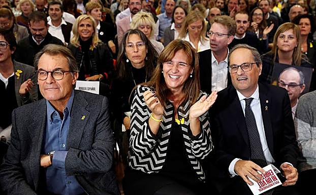 Laura Borrás y Quim Torrá.