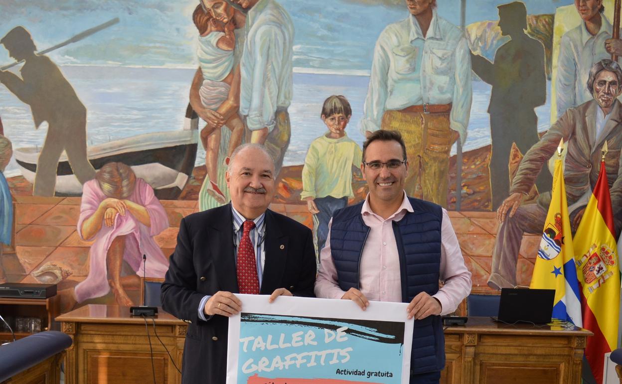 Acto de presentación de la actividad, este miércoles en el Ayuntamiento rinconero. 