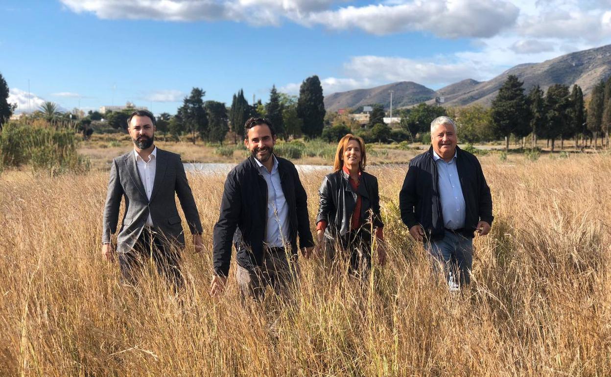 Mariano Ruiz, Daniel Pérez, Begoña Medina y Salvador Trujillo. 