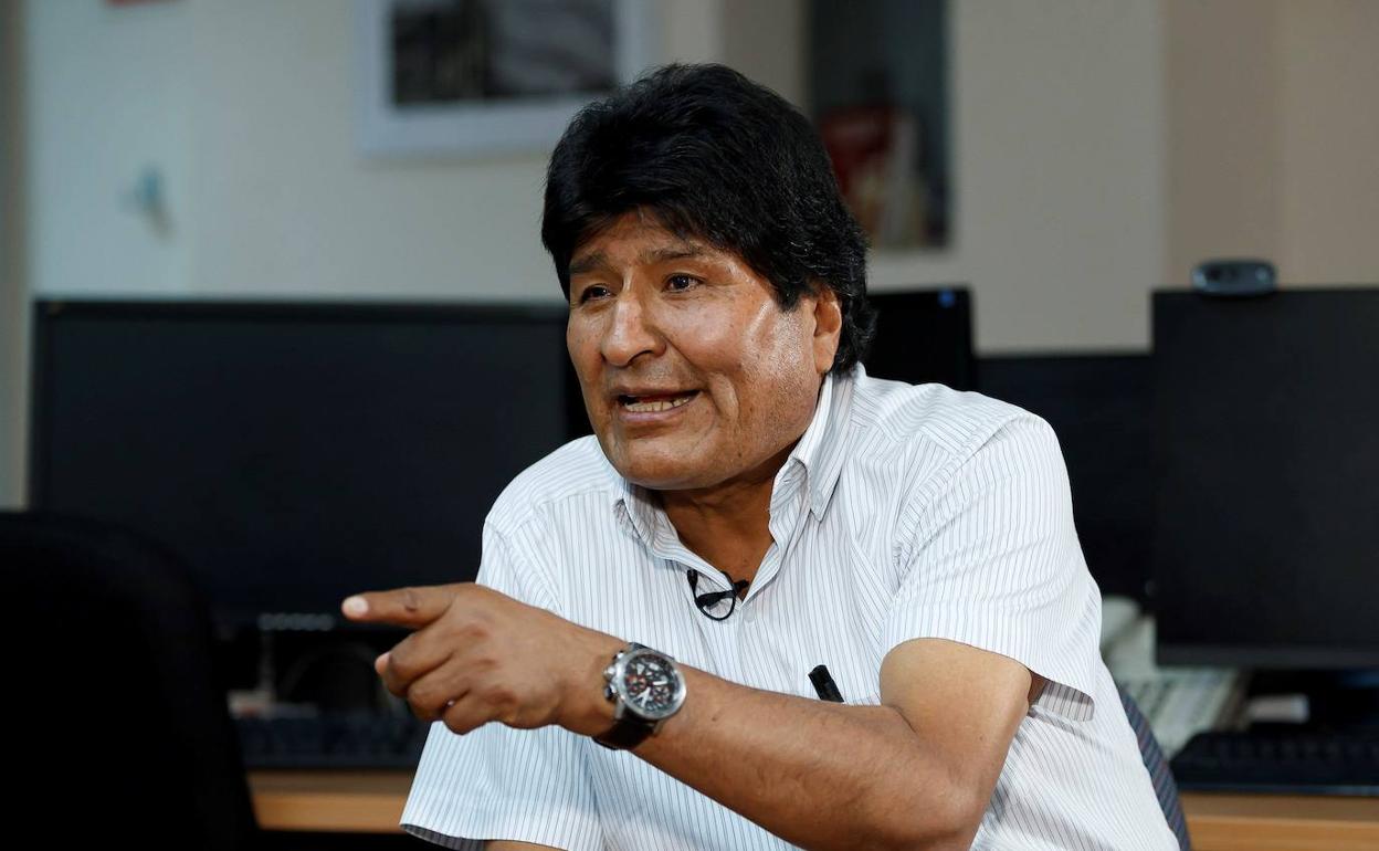 El expresidente de Bolivia, Evo Morales. 