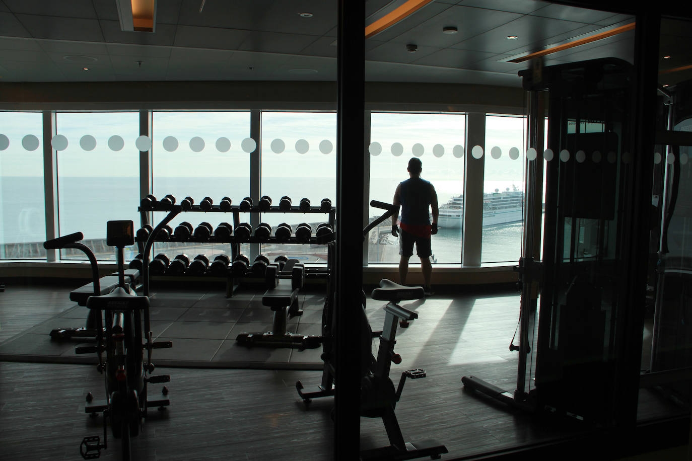 El nuevo barco de la compañía de cruceros de lujo Princess ha atracado en la capital malagueña apenas un mes después de su inauguración 